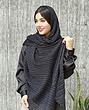 شال نخ پلیسه گندمی کد۴۹۰